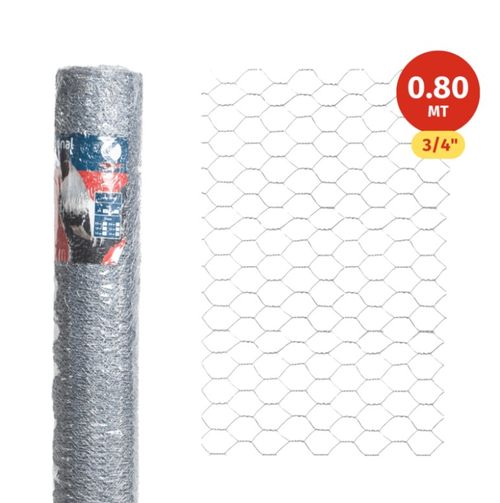 Malla Hexagonal 3/4" x 1 Rollo 50 m.