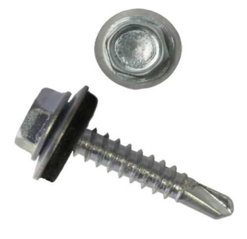 Tornillo Hexagonal Autoperforante Con Golilla Y Goma 14 X 3" 100 Unidades
