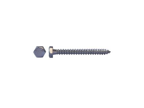 Tornillo Tirafondo 1/4 X 1 1/2'' Zincado 10 Unidades