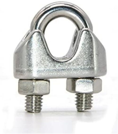 Abrazadera Para Cable 1/8'' Galvanizada