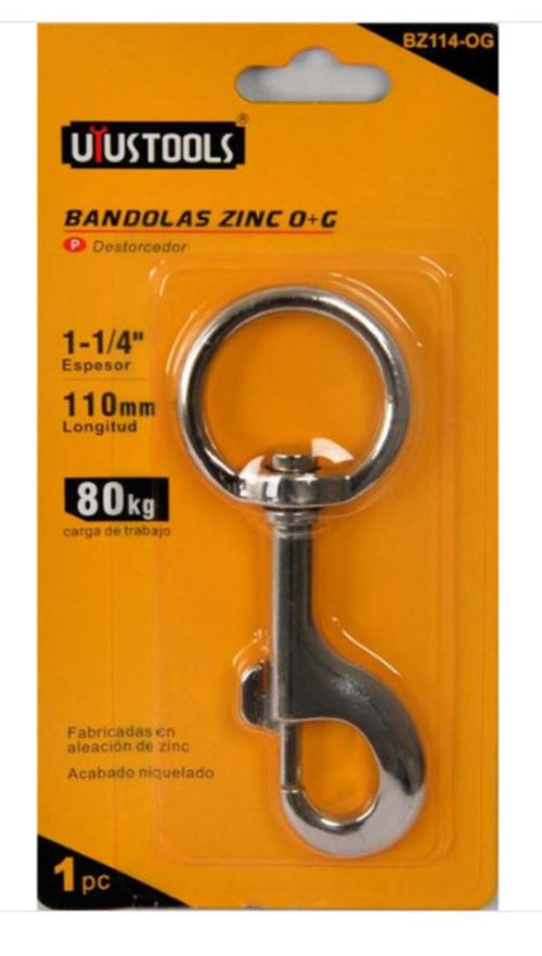 Bandolas Zinc O+G 1-1/4" Uyustools