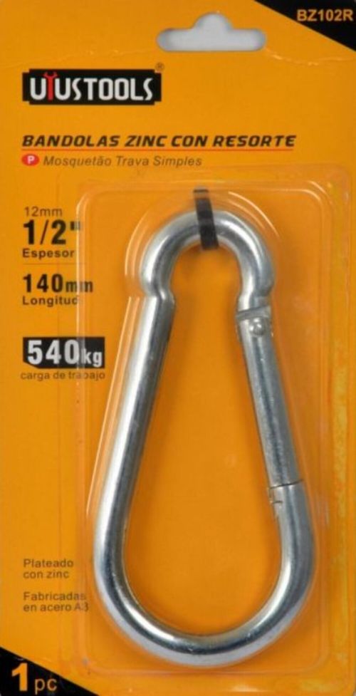 Bandolas Zinc Con Resorte 1/2" Uyustools