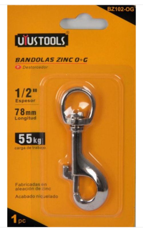 Bandolas Zinc O+G 1/2" Uyustools