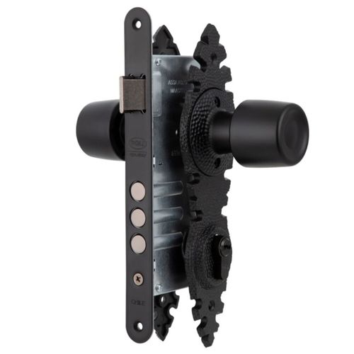 Cerradura Embutida Pomo Urbano Rustica B60 Acceso Fijo Poli