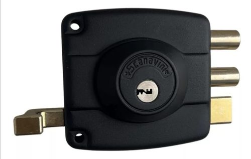 Cerradura Sobreponer 2001-30 Negra Scanavini