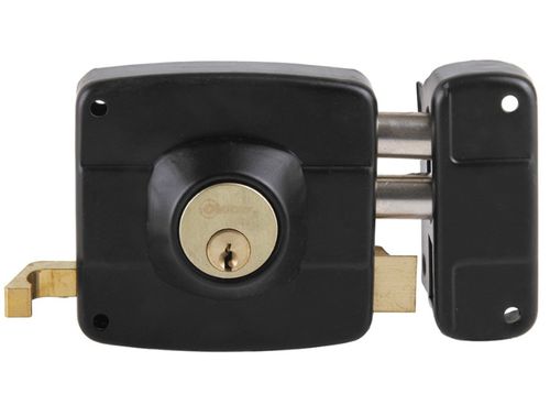Cerradura Sobreponer Oister Negra Display Odis