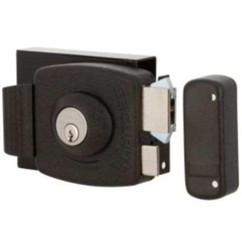 Cerradura Sobreponer Security Pro Antipalanca Negra Poli