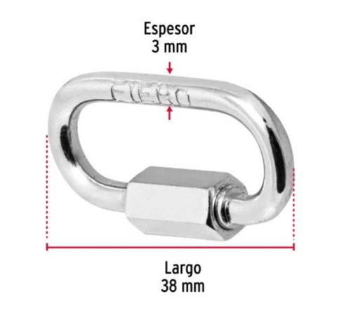 Eslabon Rapido Truper 1/8"