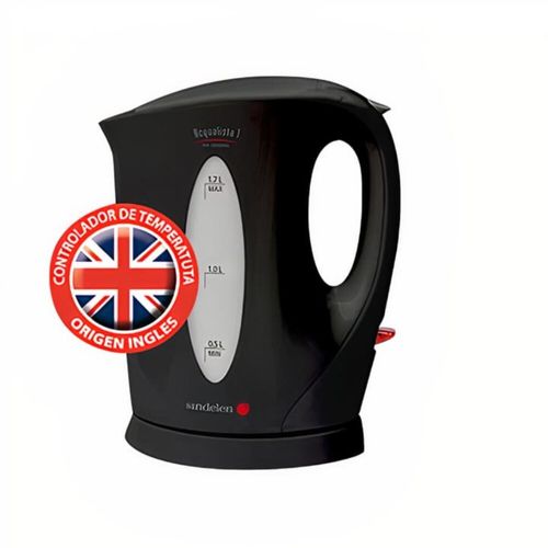 Hervidor De Agua 1.7 Litros 2000W Negro Sindelen