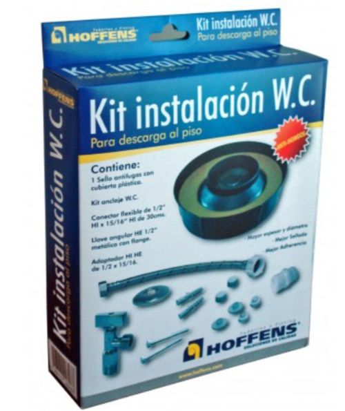 Kit Instalacion Wc Al Piso 20648 Hoffens