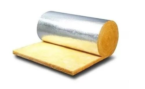 Lana De Vidrio Rollo Aluminio Temper 1.2 X 12 Mt X 50Mm 14.4M2