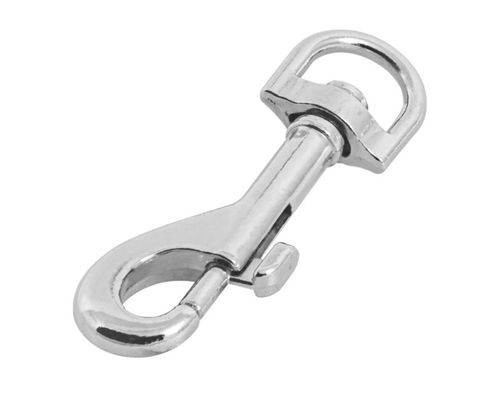 Mosquetón Con Destorcedor De Zinc 3"