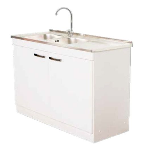 Mueble Base Lavaplatos 118X46X81 Blanco