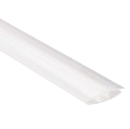 Perfil H Para Planchas De 8 A 10Mm Transparente 5,8Mts