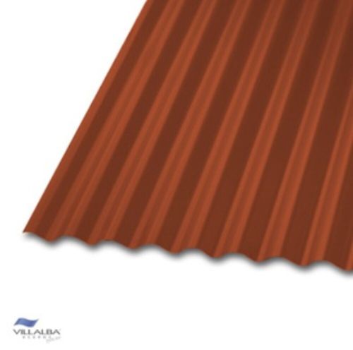 Plancha Zincalum Prepintada Terracota 0,35 x 851 mm x 2 m