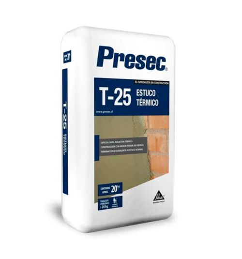 Estuco Termico T-25 Saco 20 K