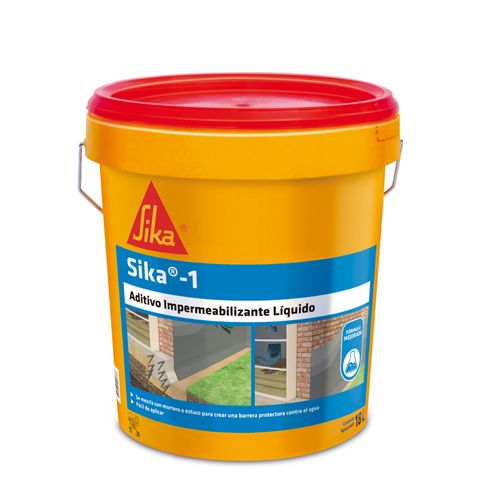 Impermeabilizante Sika 1 Tineta 18 Lt.