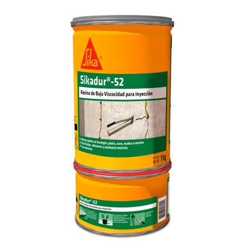 Juego (A+ B) 1Kg Sikadur 52 Base Epóxica Inyección Y Morteros Epóxicos