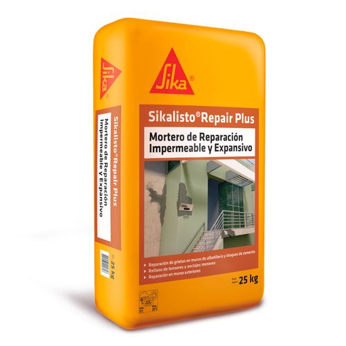 Mortero Reparación Impermeable Y Expansivo Saco 25 Kg