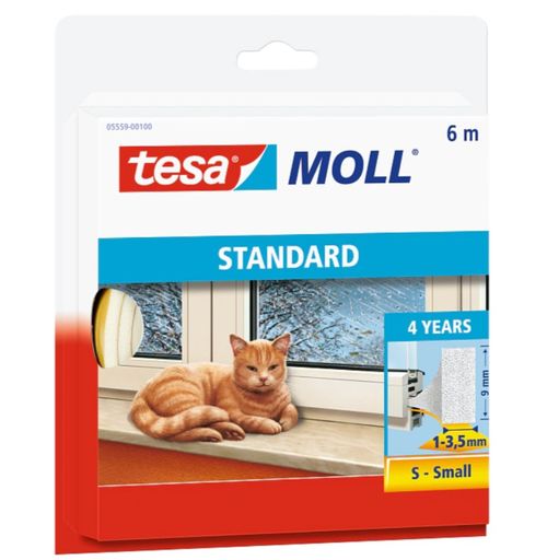Supersello Tesamoll 6Mx9Mm Blanco Puerta Ventana Tesa