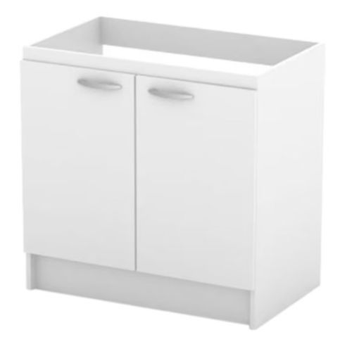 Mueble Lavaplatos Blanco Texturado 1Mt