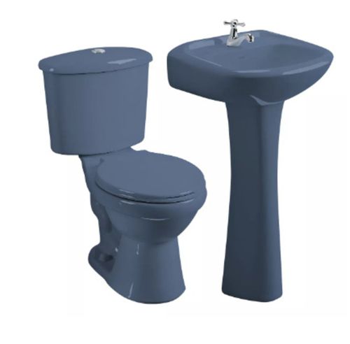 Sala Baño Evolution 4 Piezas Azul Marino