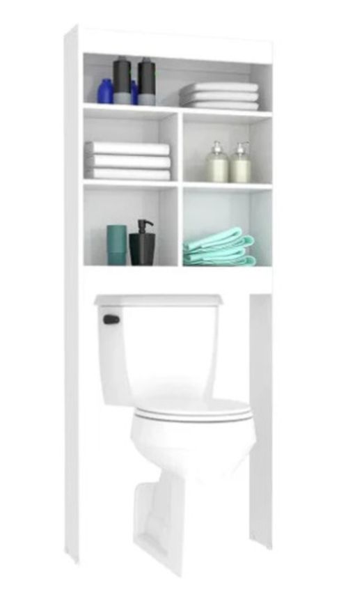 Optimizador Baño Bath Blanco Con Varios Entrepaños