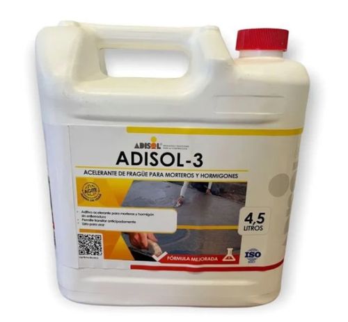 Aditivo Acelerante N° 3 Bidon 4.5Lt Adisol