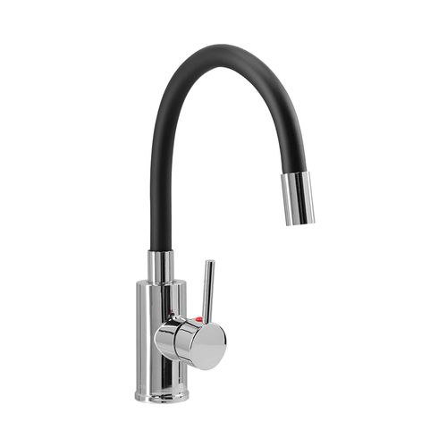 Monomando Lavaplatos Oregon Flex Negro Cromo Pmb