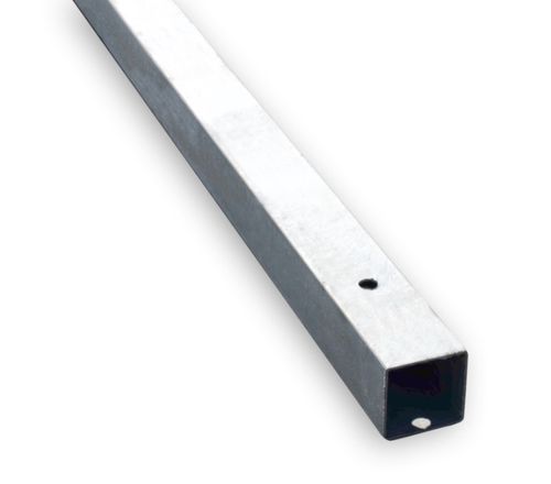Poste Remachado Empotrado Para Cercos 60Mm X 60Mm X 2,30M Alto Galvanizado