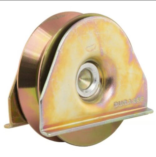 Rueda Piso Para Porton 64Mm Con Placa Ducasse