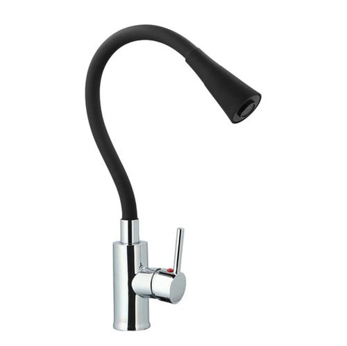 Monomando Lavaplatos Oregon Flex Duo Caño Negro Pmb