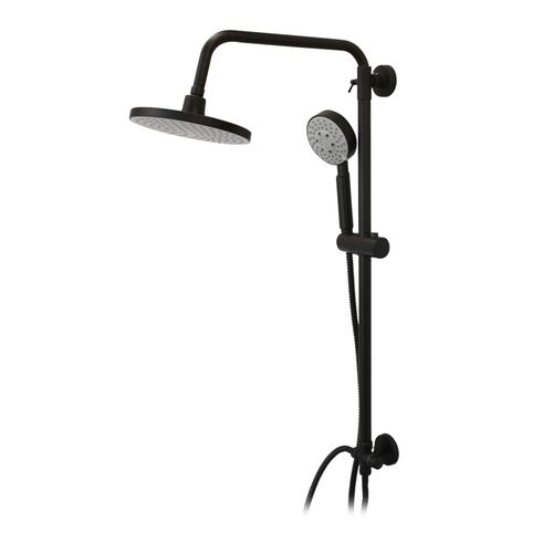 Columna Ducha Venti Negro Mate Stretto