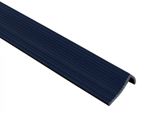 Nariz De Grada Pvc 37X37Mm X3Mt Flexible Negro Cnp