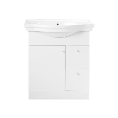 Kit Mueble Vanitorio Adele 80 Blanco Stretto