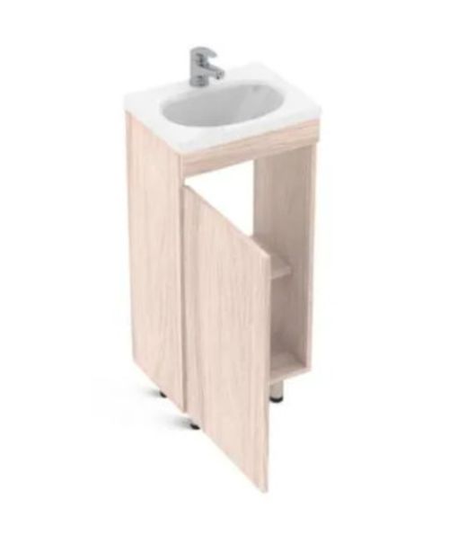 Kit Mueble Vanitorio Madera Natural 40 Rohoi