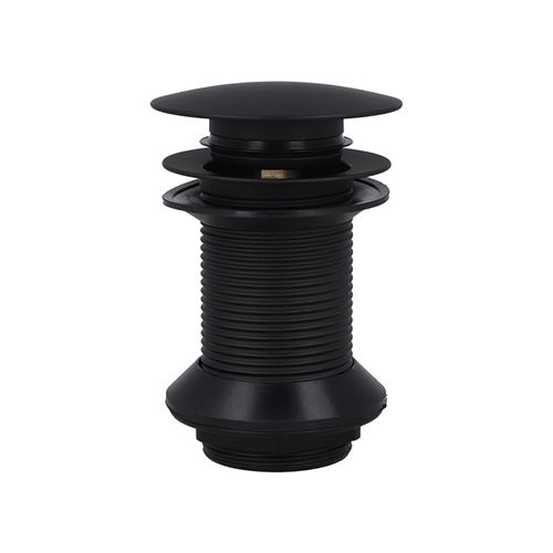 Desague Lavatorio 1 1/4" Negro Matte Pop Up Sin Rebalse Sin Cola Stretto
