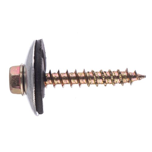 Tornillo Autoperforante Hexagonal 12 Mm X 1 1/2'' Con Golilla 100 Unidades
