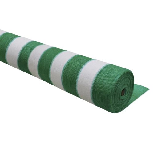 Malla Raschel 80% Bicolor Verde/Blanco 2,1X100 Mts