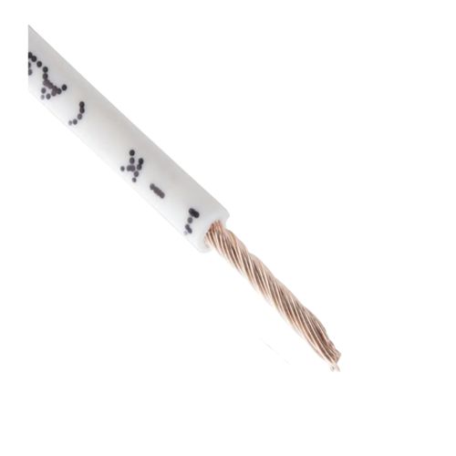 Cable Alambre Libre De Halogenos 1.5 Mm Blanco X 25Mt