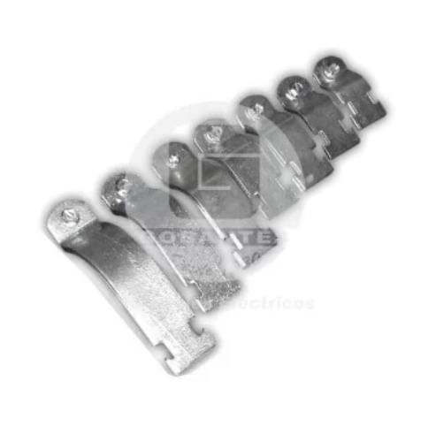 Abrazadera Riel Ruc 3/4 Electrogalvanizada X Unidad