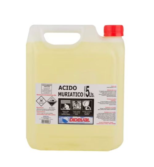 Acido Muriatico Bidon 5 Lt