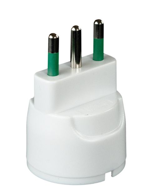 Enchufe Macho Adaptador Schuco 2P+T 16 Amp Negro