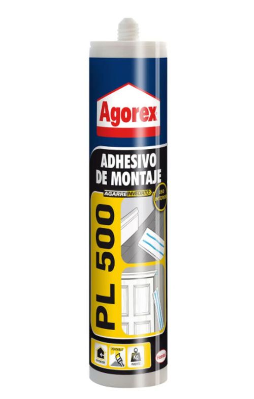 Adhesivo De Montaje 370Gr Pl 500 Agorex