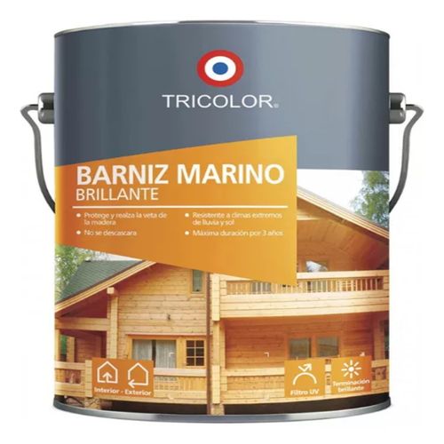 Barniz Marino Brillante Caoba 1 Gl Tricolor