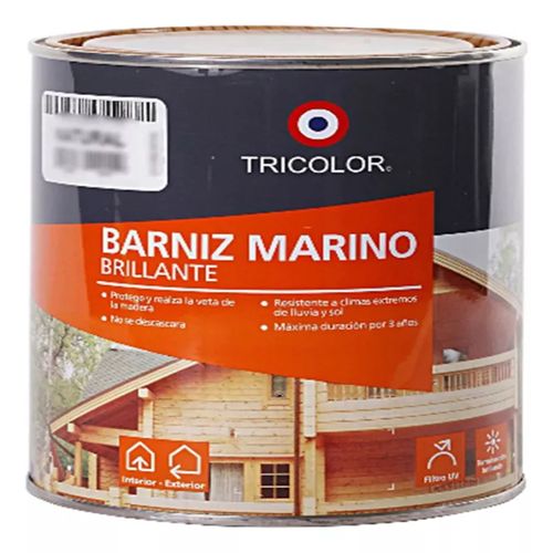 Barniz Marino Brillante Caoba 1 Lt Tricolor