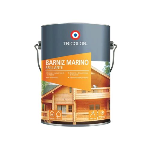 Barniz Marino Brillante Cedro 1 Gl Tricolor