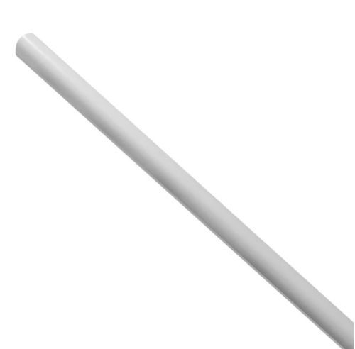 Barra Closet O Baño Redonda 1'' Blanco 1 Mt