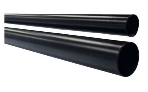 Barra De Metal Negro De 19Mm X 1.5 Metros Para Cortina