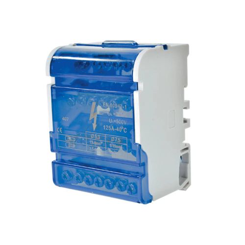 Barra Repartidora Tetrapolar 7 Polos 125A